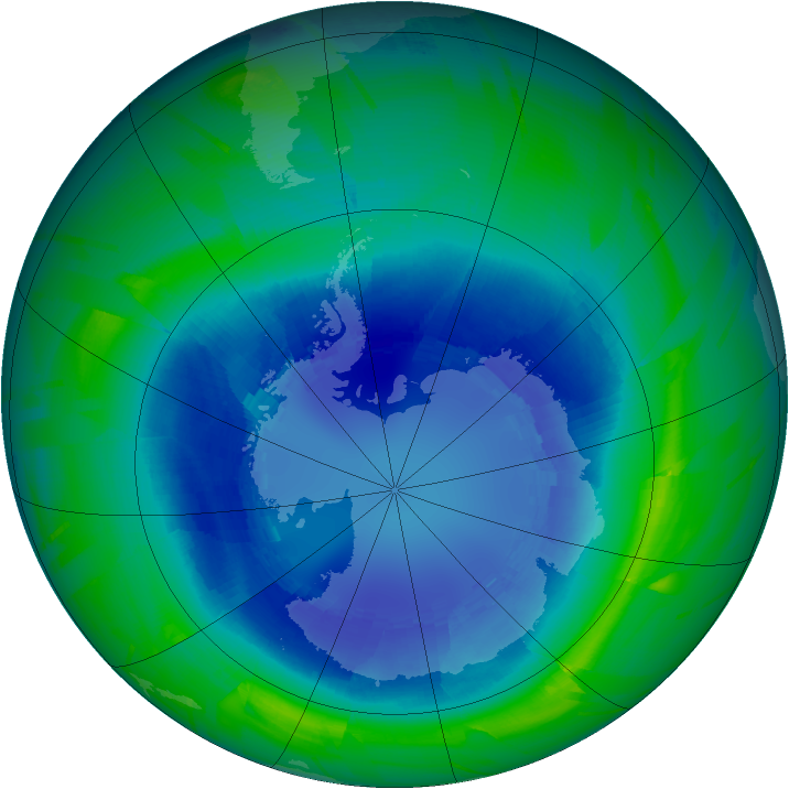 Ozone Map 2010-09-02